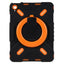 Pepkoo iPad 11" (2025) / 10.9" (2024 / 2022) Børne Cover m. Roterbar Stander - Sort / Orange