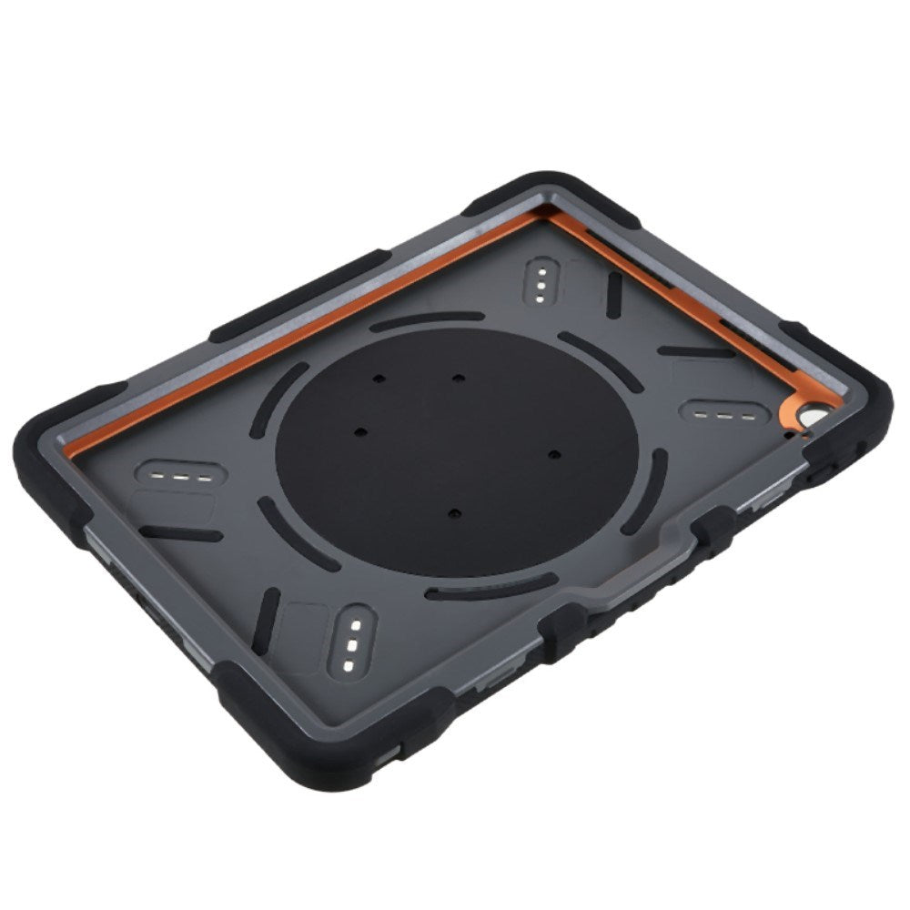 Pepkoo iPad 11" (2025) / 10.9" (2024 / 2022) Børne Cover m. Roterbar Stander - Sort