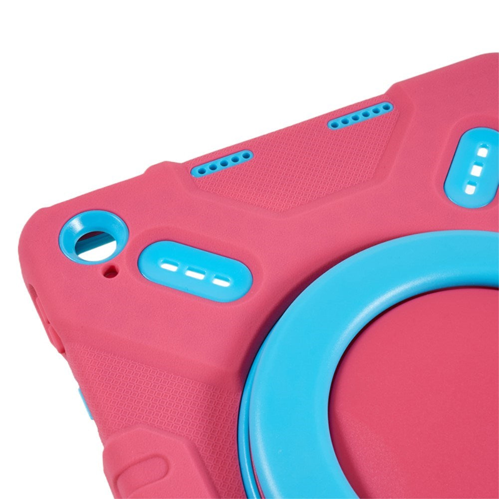 Pepkoo iPad 11" (2025) / 10.9" (2024 / 2022) Børne Cover m. Roterbar Stander - Lyserød / Blå