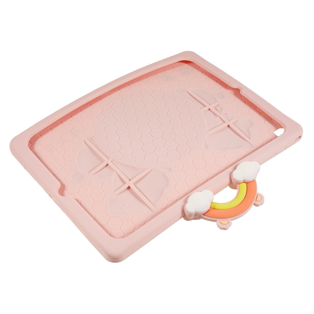 iPad 9.7 (2018-2017) / iPad Air / iPad Air 2 Fleksibelt Silikone Cover m. Stander & Penholder - Bjørne