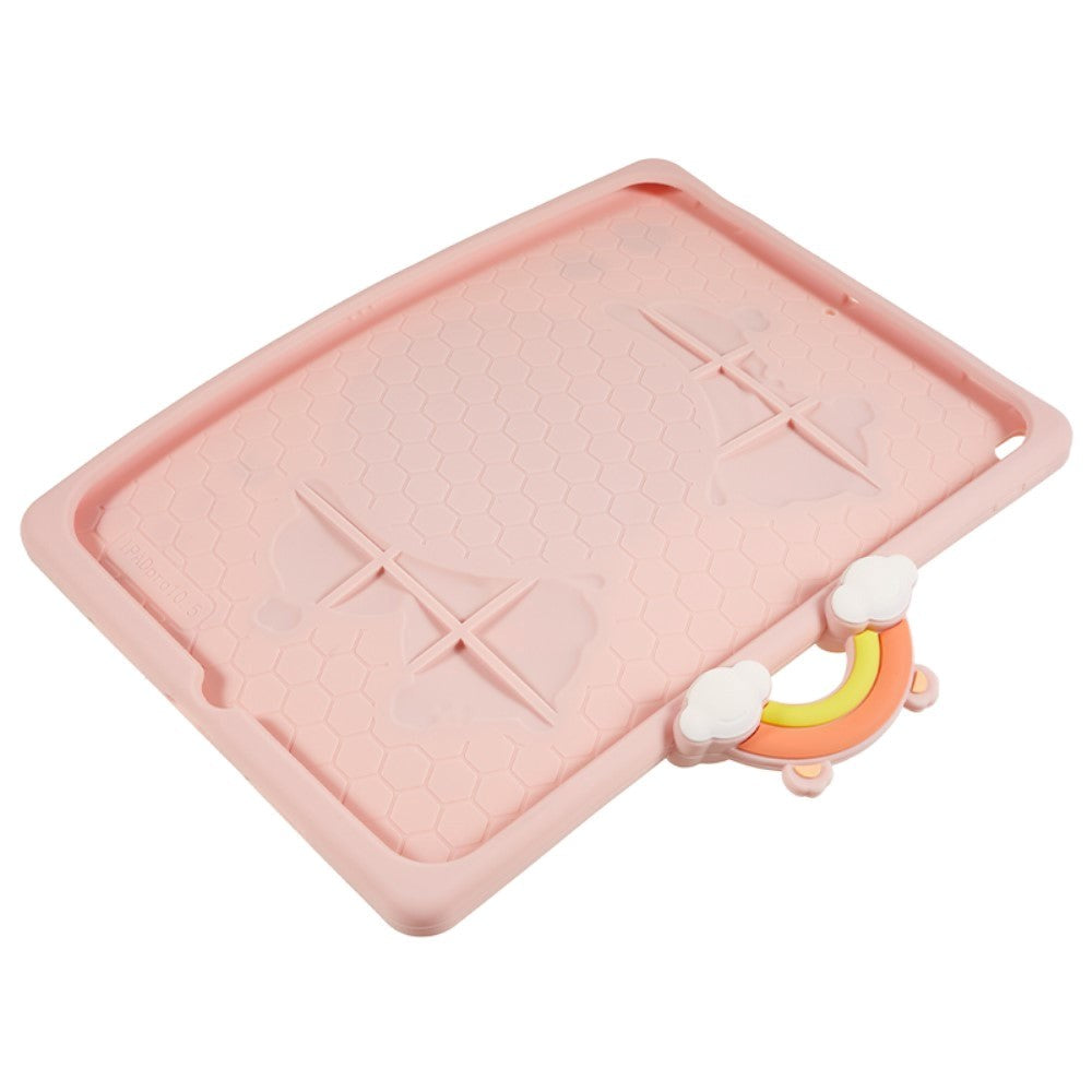 iPad 10.2" (2021 / 2020 / 2019) / Air 10.5" (2019) / Pro 10.5" Fleksibelt Silikone Cover m. Stander & Penholder - Bjørne