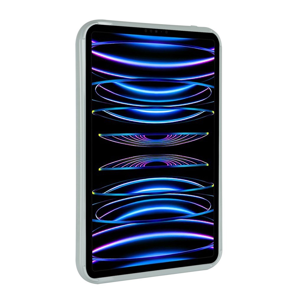 iPad Pro 11" (2022 / 2021 / 2020 / 2018) Fleksibelt Plastik Cover - Bølget Design - Grå
