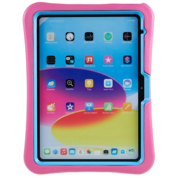 EIDERWOOD iPad 11" (2025) / 10.9" (2024 / 2022) Børne Cover m. Ståfunktion - Lyserød / Blå