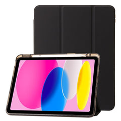 EIDERWOOD iPad 11" (2025) / iPad 10.9" (2024/2022) Tri-Fold Kunst Læder Cover m. Apple Pencil Holder - Sort