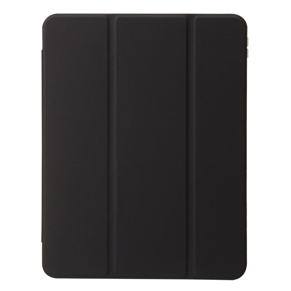 EIDERWOOD iPad 11" (2025) / iPad 10.9" (2024/2022) Tri-Fold Kunst Læder Cover m. Apple Pencil Holder - Sort