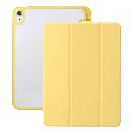 EIDERWOOD iPad 11" (2025) / iPad 10.9" (2024/2022) Tri-Fold Kunst Læder Cover m. Apple Pencil Holder - Gul