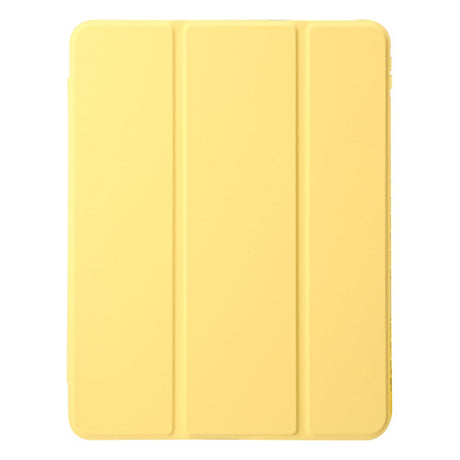 EIDERWOOD iPad 11" (2025) / iPad 10.9" (2024/2022) Tri-Fold Kunst Læder Cover m. Apple Pencil Holder - Gul
