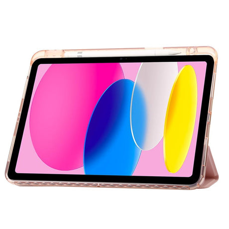 EIDERWOOD iPad 11" (2025) / iPad 10.9" (2024/2022) Tri-Fold Kunst Læder Cover m. Apple Pencil Holder - Gul