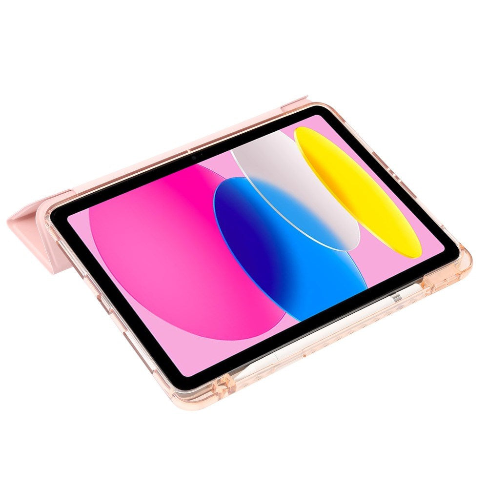 EIDERWOOD iPad 11" (2025) / iPad 10.9" (2024/2022) Tri-Fold Kunst Læder Cover m. Apple Pencil Holder - Gul