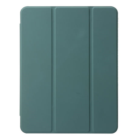 EIDERWOOD iPad 11" (2025) / iPad 10.9" (2024/2022) Tri-Fold Kunst Læder Cover m. Apple Pencil Holder - Grøn