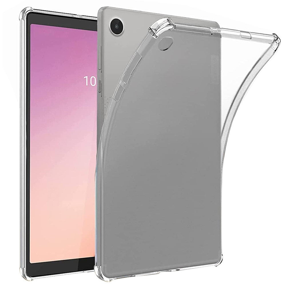 Lenovo Tab M8 (4. Gen.) Fleksibelt Plastik Cover m. Stødabsorberende Hjørner - Gennemsigtig