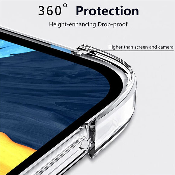 Lenovo Tab M8 (4. Gen.) Fleksibelt Plastik Cover m. Stødabsorberende Hjørner - Gennemsigtig