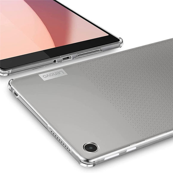 Lenovo Tab M8 (4. Gen.) Fleksibelt Plastik Cover m. Stødabsorberende Hjørner - Gennemsigtig
