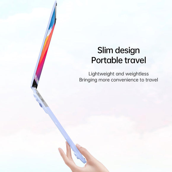 Macbook Pro 13 (2016-2022) Plastik Cover m. Kickstand - Mat Frosted Sort