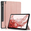 Samsung Galaxy Tab S9 Tri-Fold Læder Cover m. Standerfunktion - Rose Gold