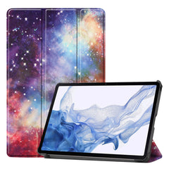 Samsung Galaxy Tab S9 Læder Cover m. Pencil Holder - Galakse