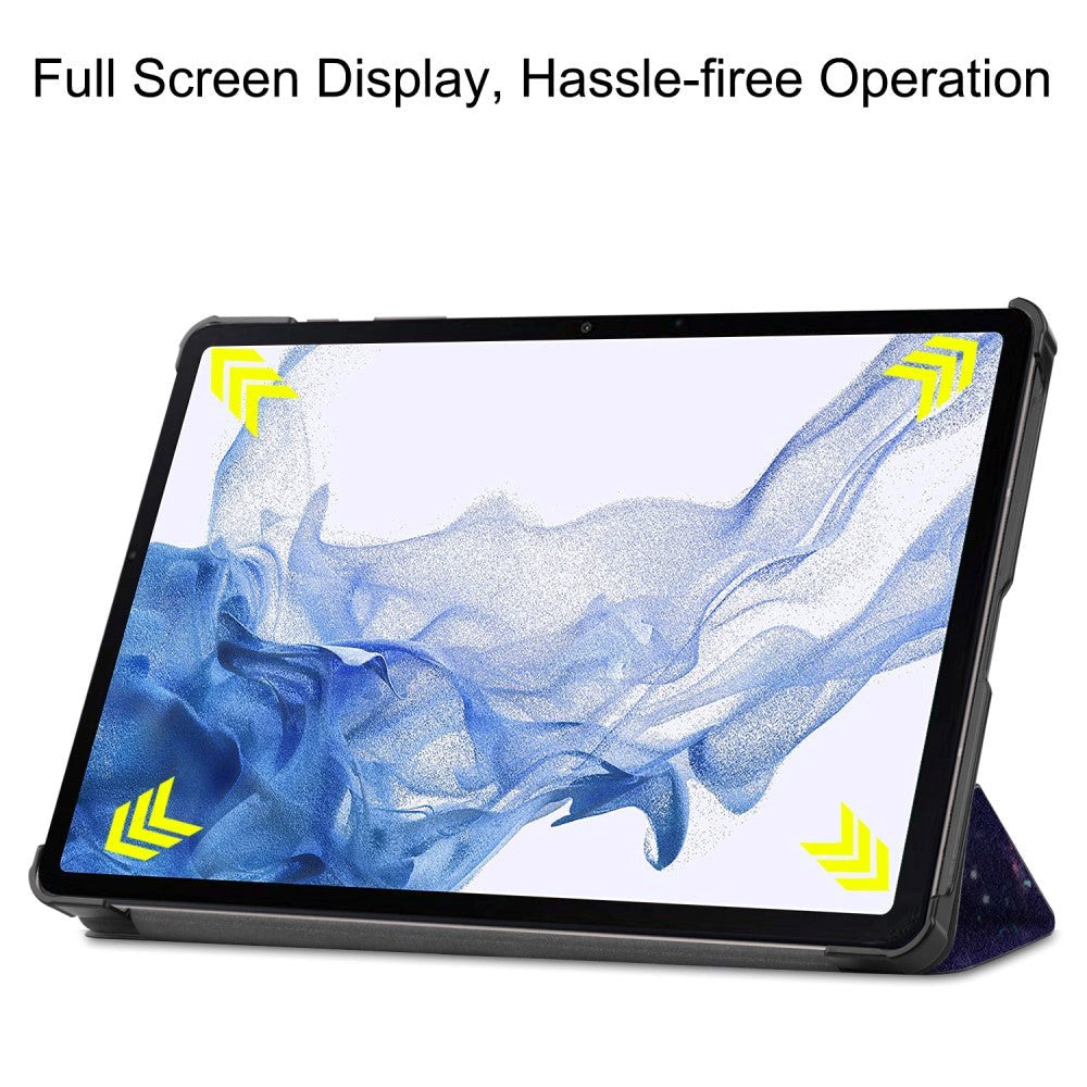 Samsung Galaxy Tab S9 Læder Cover m. Pencil Holder - Galakse