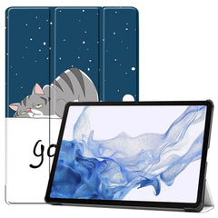 Samsung Tab S9 Tri-Fold Læder Cover - "Good Night"