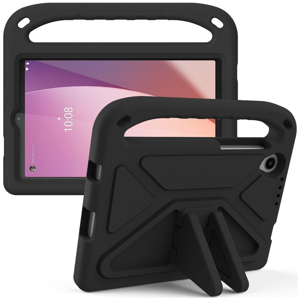 EIDERWOOD Lenovo Tab M8 (4. Gen.) Børne Cover m. Håndtag & Ståfunktion - Sort