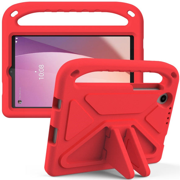 EIDERWOOD Lenovo Tab M8 (4. Gen.) Børne Cover m. Håndtag & Ståfunktion - Rød