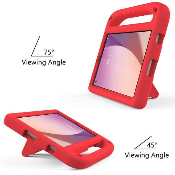 EIDERWOOD Lenovo Tab M8 (4. Gen.) Børne Cover m. Håndtag & Ståfunktion - Rød