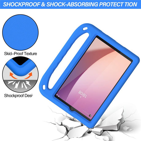 EIDERWOOD Lenovo Tab M8 (4. Gen.) Børne Cover m. Håndtag & Ståfunktion - Blå