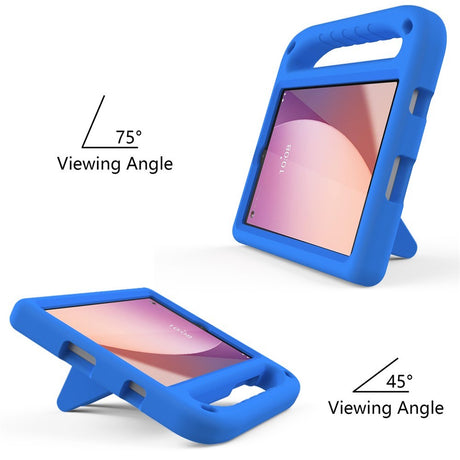 EIDERWOOD Lenovo Tab M8 (4. Gen.) Børne Cover m. Håndtag & Ståfunktion - Blå