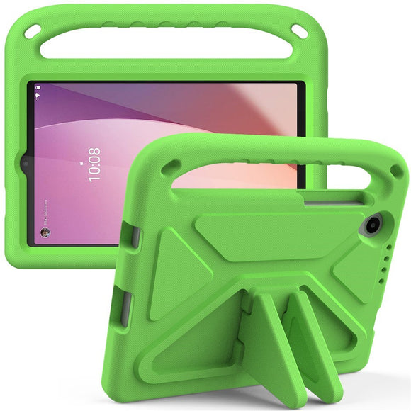 EIDERWOOD Lenovo Tab M8 (4. Gen.) Børne Cover m. Håndtag & Ståfunktion - Grøn