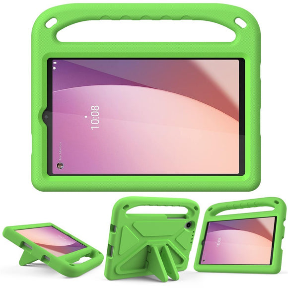 EIDERWOOD Lenovo Tab M8 (4. Gen.) Børne Cover m. Håndtag & Ståfunktion - Grøn