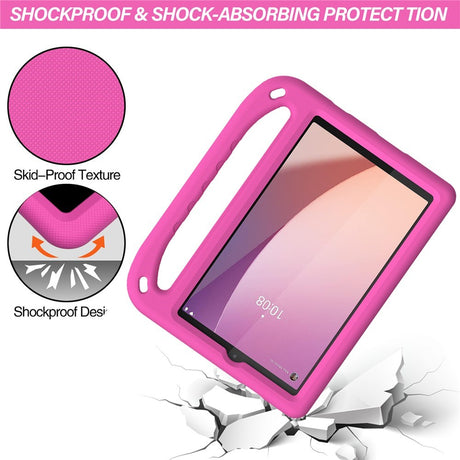 EIDERWOOD Lenovo Tab M8 (4. Gen.) Børne Cover m. Håndtag & Ståfunktion - Lyserød