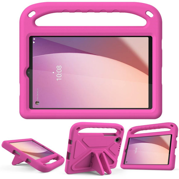 EIDERWOOD Lenovo Tab M8 (4. Gen.) Børne Cover m. Håndtag & Ståfunktion - Lyserød