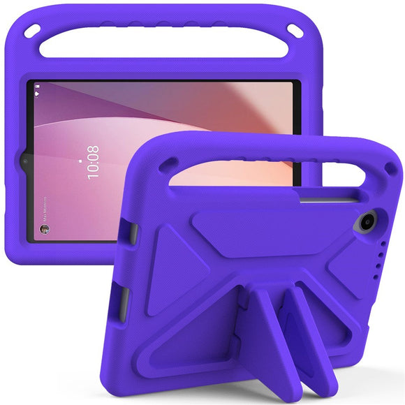 EIDERWOOD Lenovo Tab M8 (4. Gen.) Børne Cover m. Håndtag & Ståfunktion - Lilla