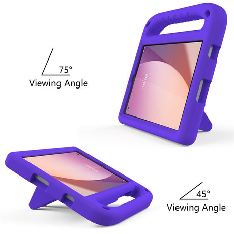 EIDERWOOD Lenovo Tab M8 (4. Gen.) Børne Cover m. Håndtag & Ståfunktion - Lilla