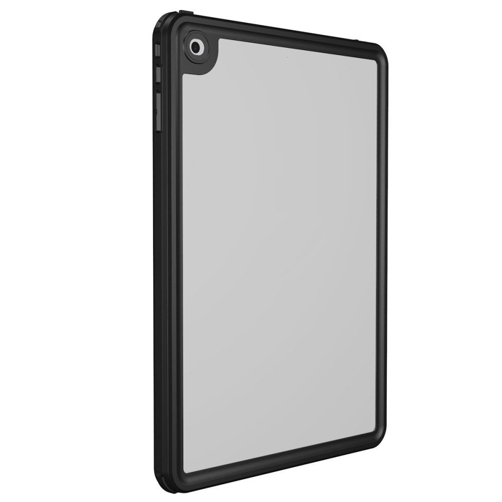iPad 9.7 (2018-2017) Vandtæt Håndværker Cover m. skærmbeskyttelse - Gennemsigtig / Sort