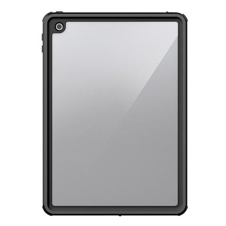 iPad 10.2" (2021 / 2020 / 2019) Vandtæt Håndværker Cover m. skærmbeskyttelse - Gennemsigtig / Sort