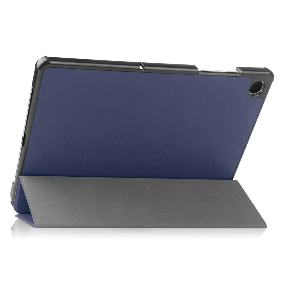 Samsung Galaxy Tab A9 Tri-Fold Læder Cover m. Ståfunktion - Mørkeblå