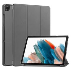 Samsung Galaxy Tab A9 Tri-Fold Læder Cover m. Ståfunktion - Grå