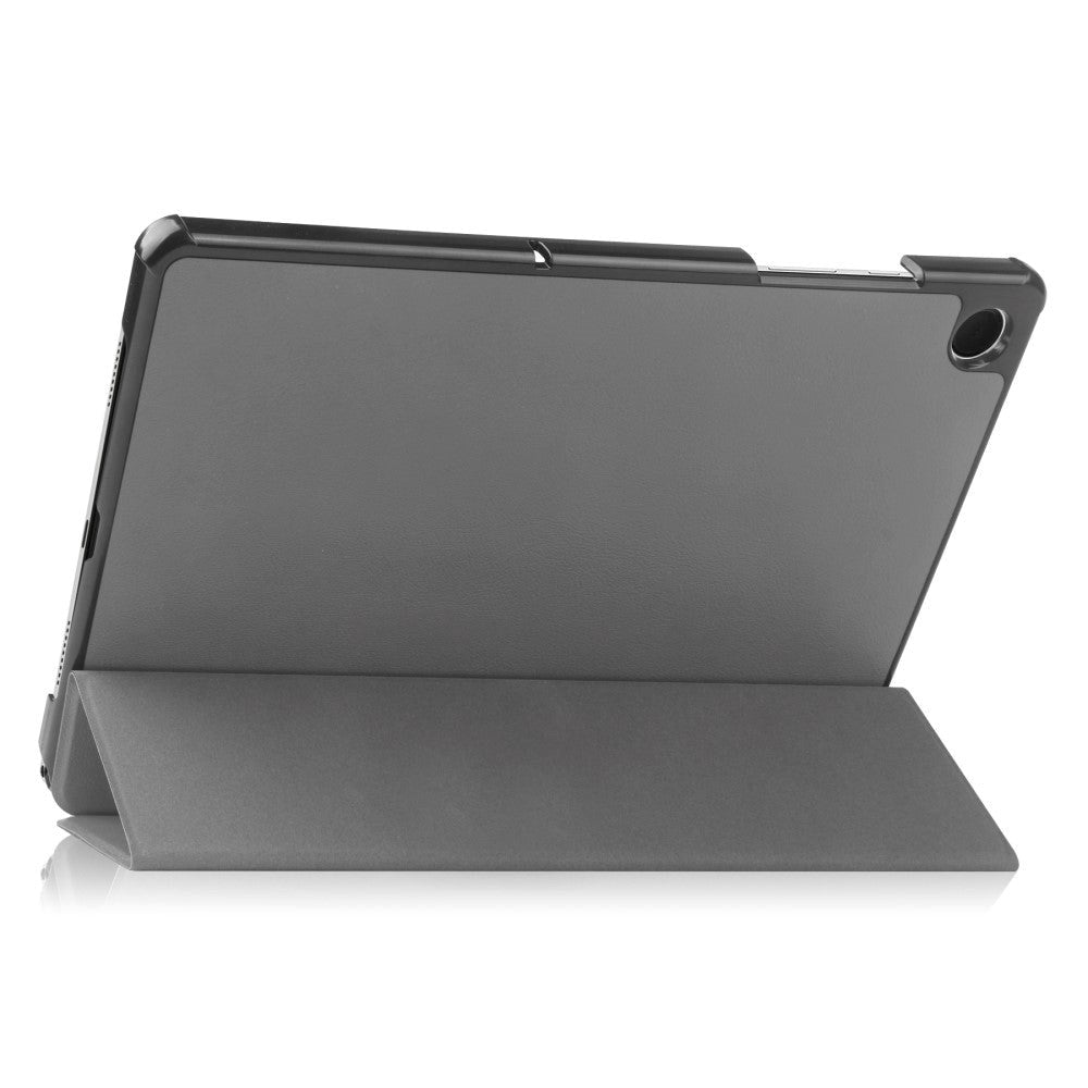 Samsung Galaxy Tab A9 Tri-Fold Læder Cover m. Ståfunktion - Grå