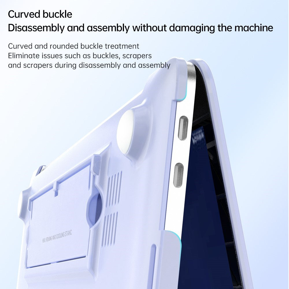 MacBook Air 13 (2013-2017) / (2010-2012) Cover m. Kickstand - Lilla