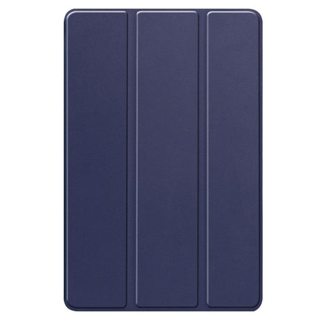 Lenovo Tab P12 Magnetisk Tri-Fold Læder Cover m. Pencil Holder - Mørkeblå