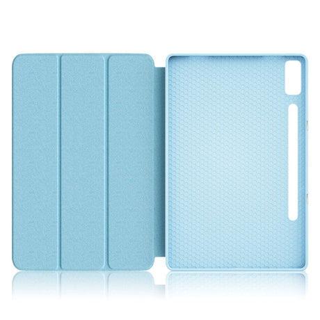 Lenovo Tab P12 Tri-Fold Kunstlæder Cover m. Pen Holder  - Vand