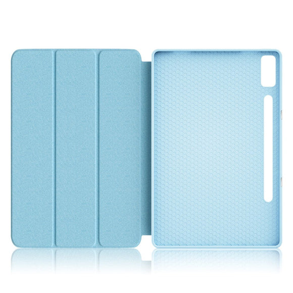 Lenovo Tab P12 Tri-Fold Kunstlæder Cover m. Pen Holder  - Vand