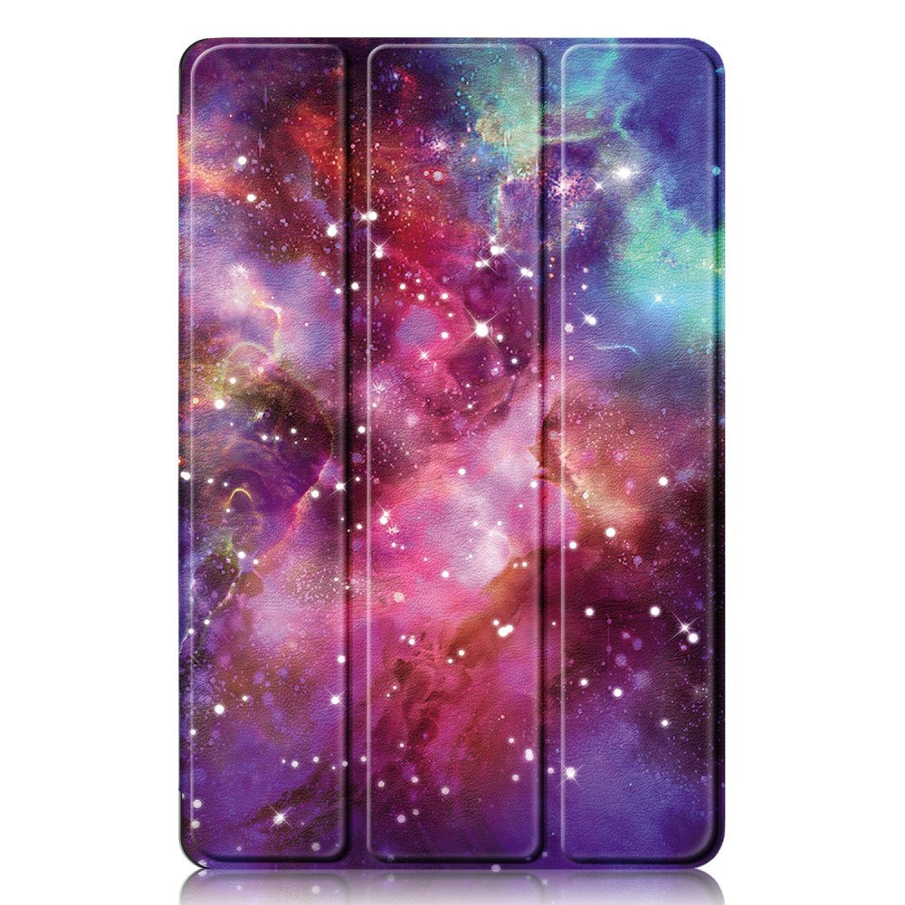 Lenovo Tab P12 Tri-Fold Kunstlæder Cover m. Pen Holder  - Galakse