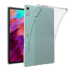 Lenovo Tab P12 Fleksibelt Plastik Cover m. Pencil Holder - Gennemsigtig