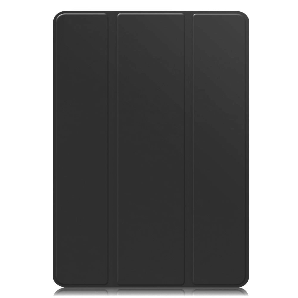 Samsung Galaxy Tab S10 FE / S9 FE Magnetisk Tri-Fold Læder Cover m. Pencil Holder - Sort