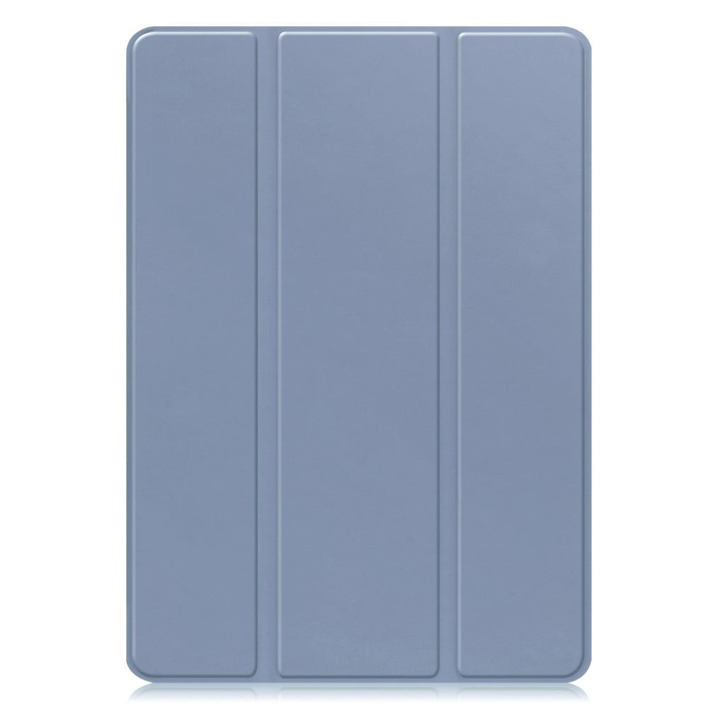 Samsung Galaxy Tab S10 FE / S9 FE Magnetisk Tri-Fold Læder Cover m. Pencil Holder - Lilla