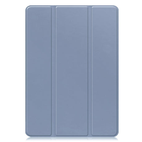 Samsung Galaxy Tab S10 FE / S9 FE Magnetisk Tri-Fold Læder Cover m. Pencil Holder - Lilla