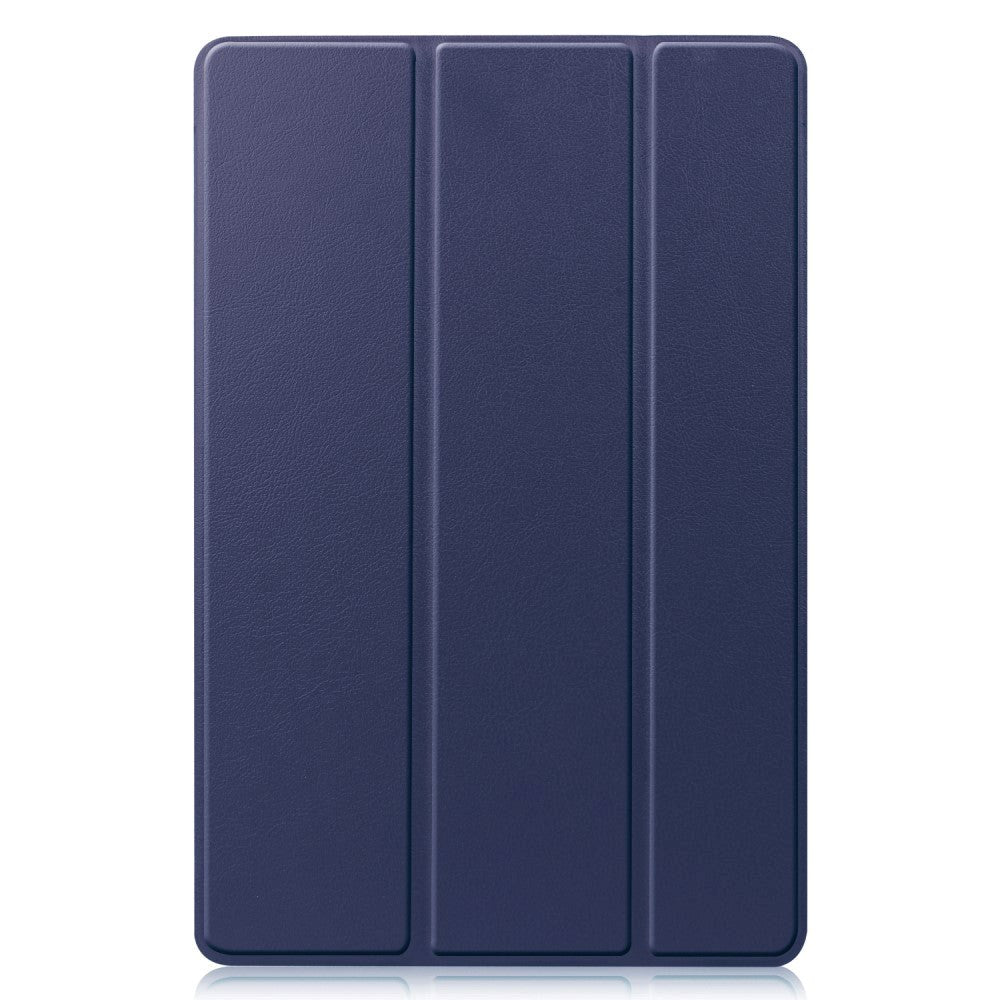 Samsung Galaxy Tab S9 FE Tri-Fold Kunstlæder Cover - Blå
