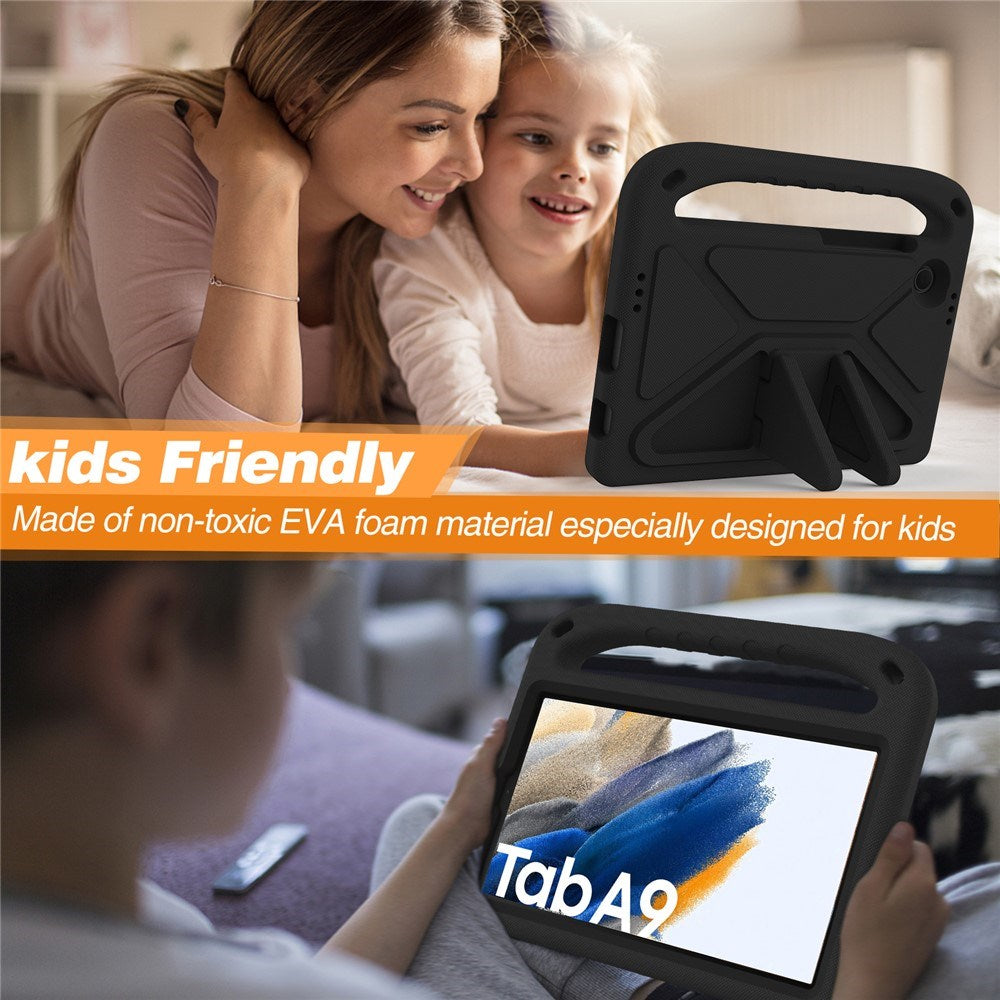 EIDERWOOD Samsung Galaxy Tab A11 / A9 Børnecover m. Kickstand - Sort