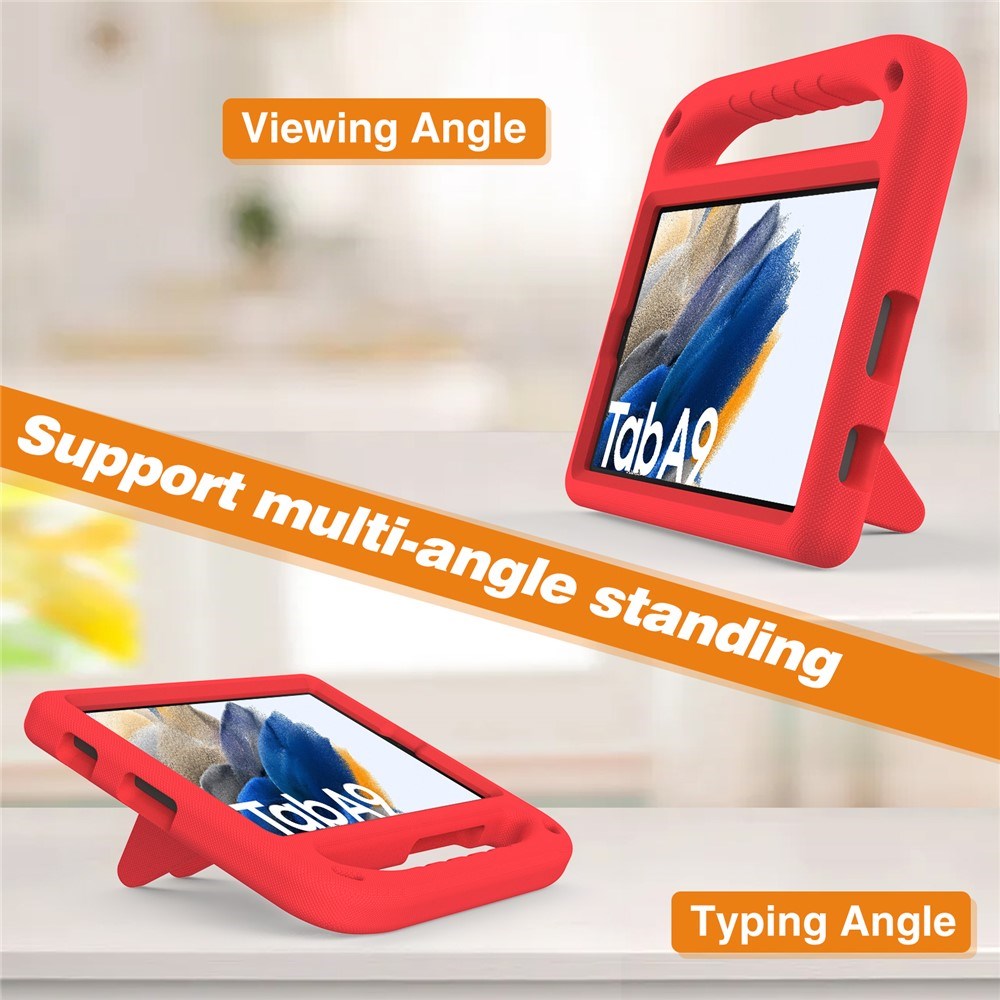 EIDERWOOD Samsung Galaxy Tab A11 / A9 Børnecover m. Kickstand - Rød